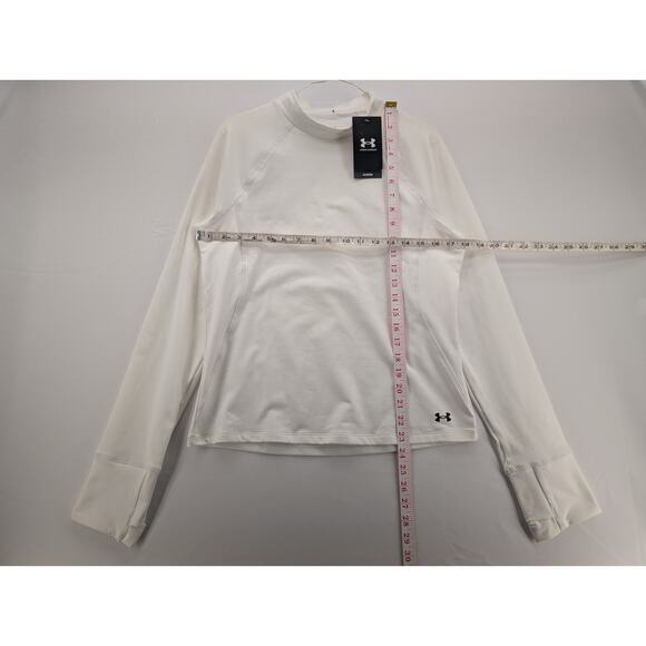 NWT Under Armour Women's Motion Cold Weather Mock in White size Large - Picture 7 of 7